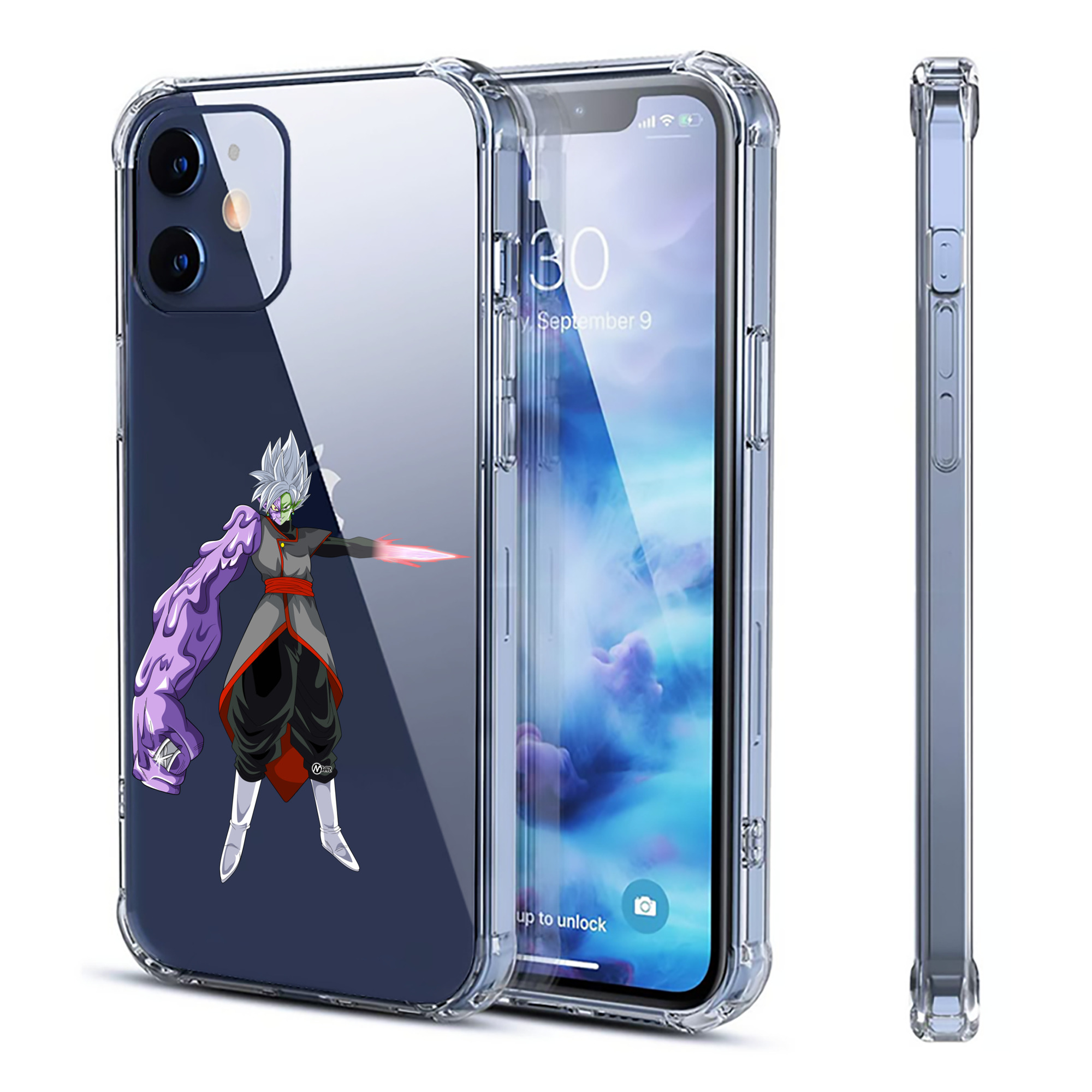 （画像用） ドラゴンボール DRAGON BALL 【iPhone 12シリーズ対応】透明スマホケース（クリアソフトケース）
